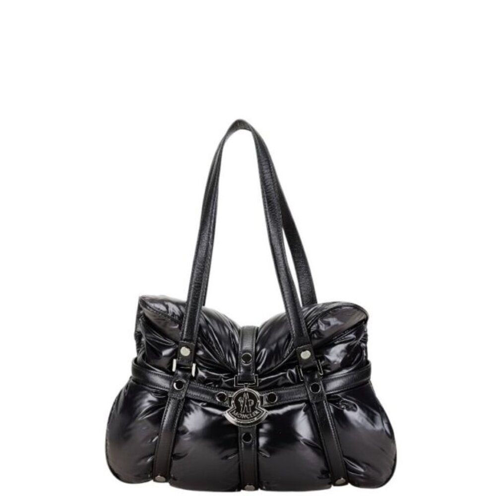 Moncler Coussin Down Handbag Black
